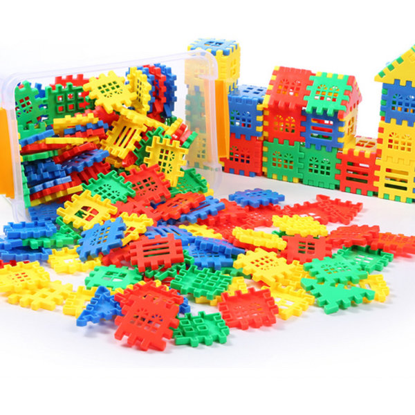 Kreativt legetøjsbyggeklodssæt - 103 STK Byggepuslespil f