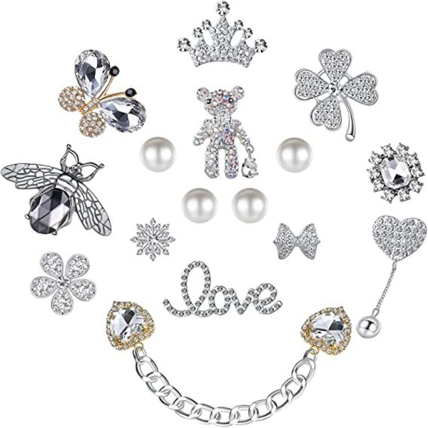Smycken Pärla Inlagd Diamantstorlek Ballong Legering Bear Tillbehör Se