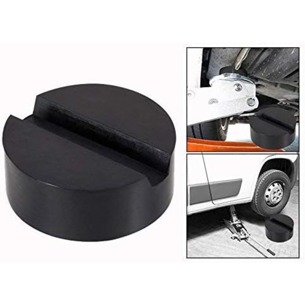 2PCS Lyft Jack, Gummiblock för Jack Perfekt för Hydraulisk Lyftning Tung Duty och Solid Protect Underbody