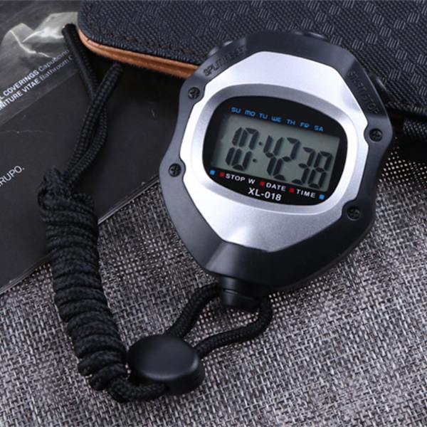 Digital Sports Stoppur Multifunktionell Elektronisk Stoppur Stoppur Domare Timer 82*63*22mm
