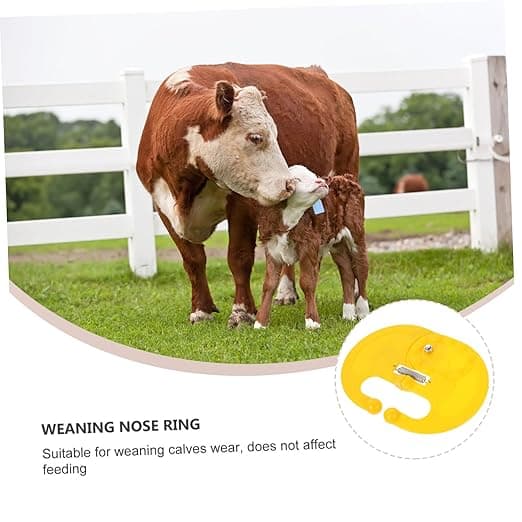 10 stk. Avvente Kalv Ku Nese Torn Dyr Avvenning Ring Ringene Husdyr