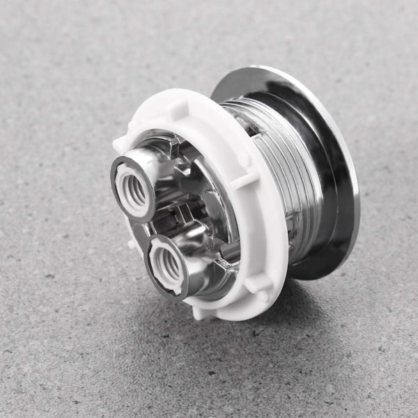 Trykknap Dobbelt Skylleknap 114Mm Dobbelt Skylleknap Udskiftningsknap Vandtank Reparation Trykknap med Gevinddiameter