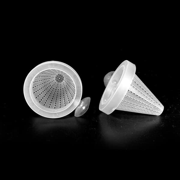 Akvarie 4-vejs kegle orm feeder 3 stk klar 7*6,7 cm