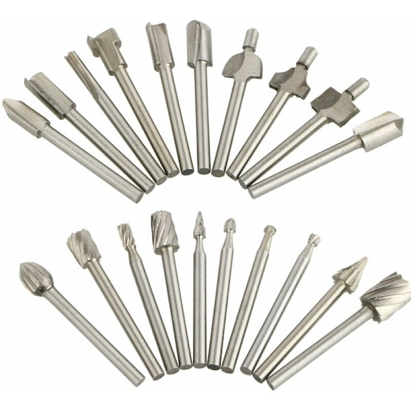 20-pack Dremel volframkarbidfräsar roterande slipmaskin borr