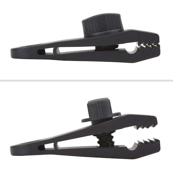 10-pack presenningklämmor utomhus presenninghållare med remspännare bungee-sladd +