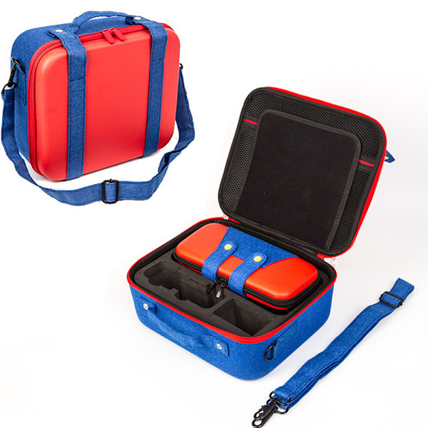 Nintendo Switch förvaringsväska stor Mario svärmorsväska oled komplett tillbehör väska bärbar crossbody handväska