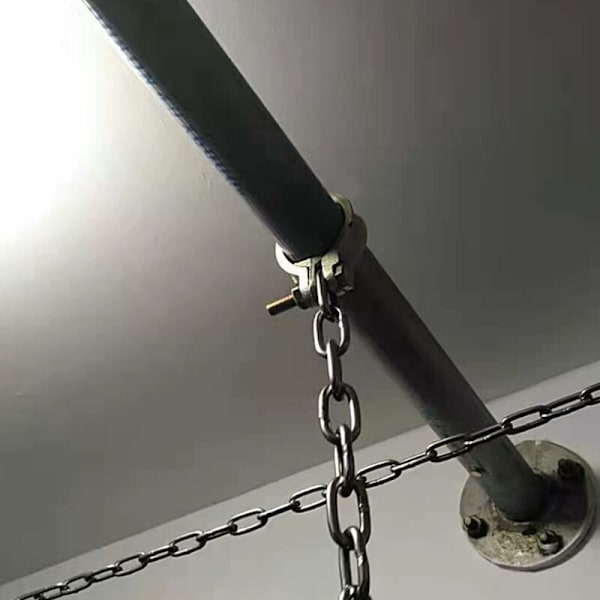 2 st T-bult slangklämma, galvaniserad kraftig slangklämma, 48-51 mm slang