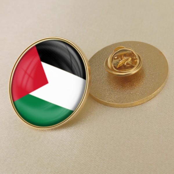 Palestina nasjonale flaggpinne Land flagg metall reversnål, 4 stk