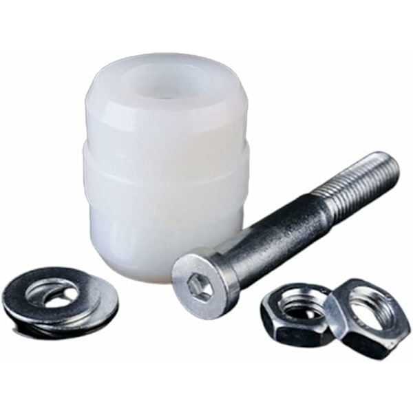 Nylon Øvre Styring Oliven, 2 Enheder Ruller til Skydedør, Fastgørelse med Gevindstang, Oliven eller Styrerulle til Skydeport eller Andre Anvendelser (40 x 60MM)