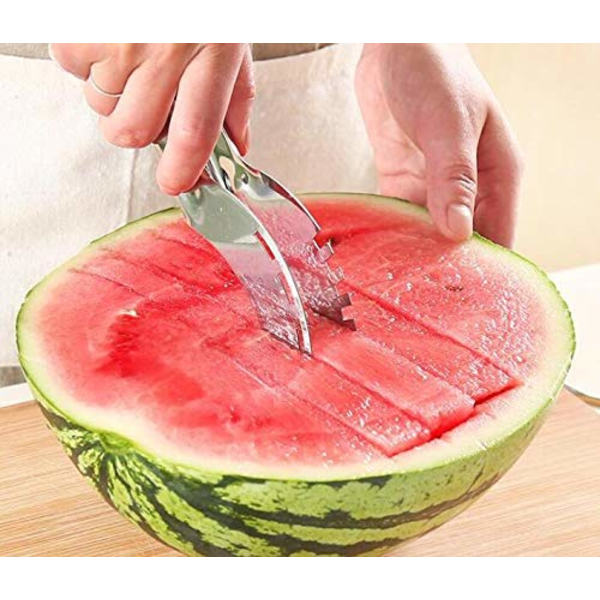 304 Rostfritt Stål Vattenmelon Skärning Multifunktionsskärare Vattenmelon Skärning Artefakt