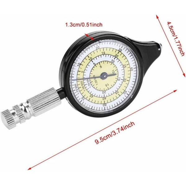 Multifunktionel afstandsmåler Udendørs skala Odometer Måling Kort Udendørs Mini Kort Måling Afstandsberegner Velegnet til udendørs
