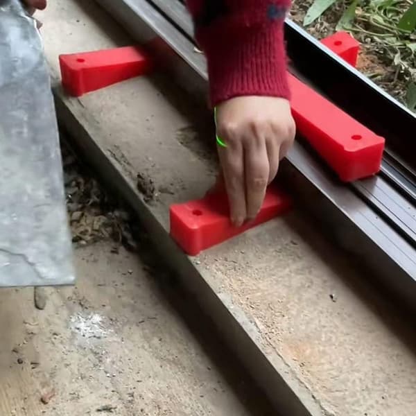 50 stk flisutjevningssystem kiler for installering keramiske fliser og stein