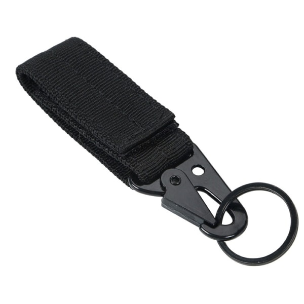 5 stk beltekarabiner, nylonvev med nøkkelring anti-friksjon taktisk vest spenne 10 cm for utendørs, camping, fotturer, 10,5 * 2,5 cm