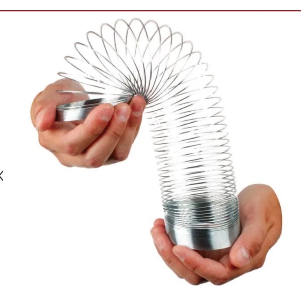 Metal Slinky - Stræk Sølv