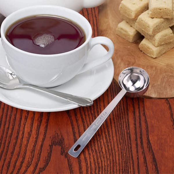 Metal Rustfrit Stål 1 Spiseske Måleske til Kaffe, Sæt med 5