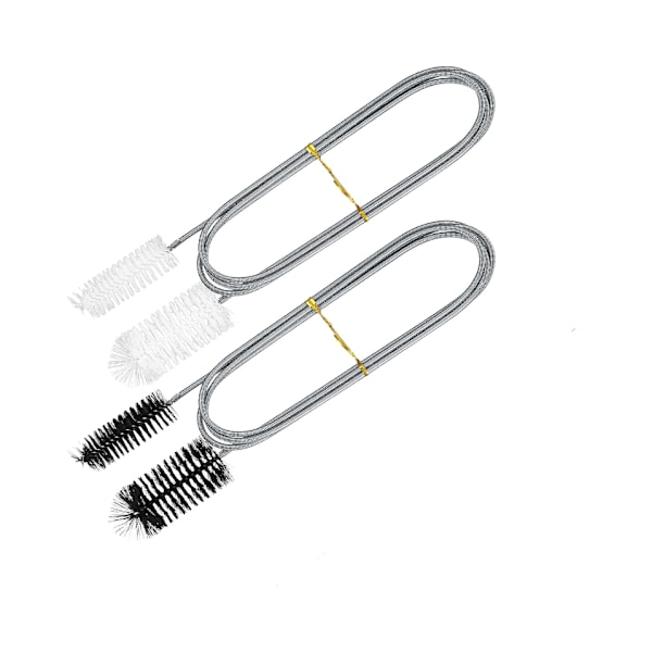 Pieces Akvarium Rengøringsbørste (2 x Dobbeltsidet Slangebørste), Akvarium Filter Vandrørsbørste til Fiskekum Køkken Hjem