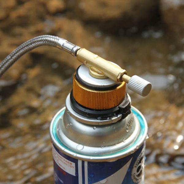 2 st camping gascylinderadapteradapter gasomvandlingshuvudadaptermunstycke