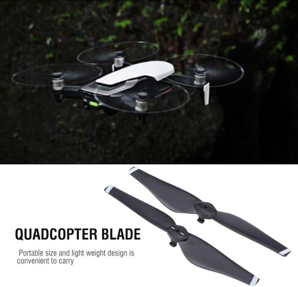 2 par DJI Mavic Air Propeller, CW CCW Kolfiber Propellerblad RC Dr