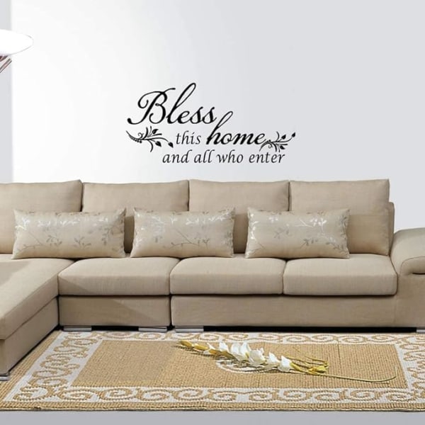 3D Blomsterspejl Vægklistermærke til Soveværelse Stue Sofa Baggrund