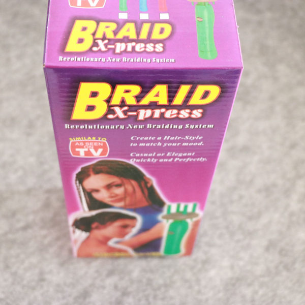 Praktisk DIY fletningsværktøj til pigefrisure Twist Braid, Pink