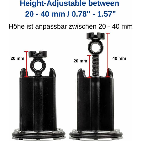 40mm Universal Baderoms Vask Propp, Krom-Platert Avløpspropp, Laget av Messing