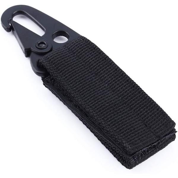 Taktisk utrustning karbinhake, nylonbandspänne, nyckelring, bältesklämma, Molle-spänne för utomhuscamping och vandring, 5-pack