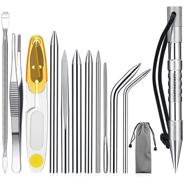 12 stycken paraplystickningsrep Marlin spikset Utomhus paraplystickning