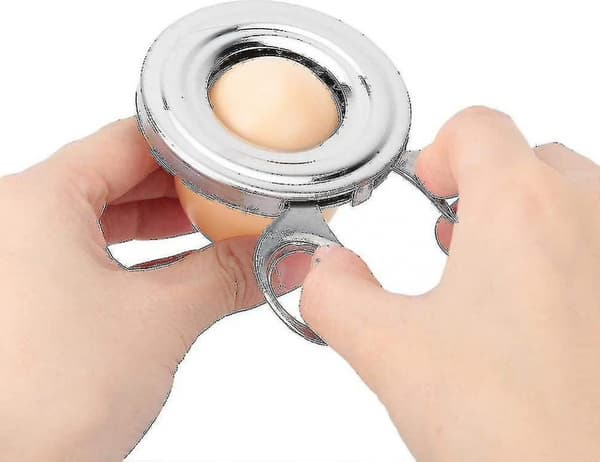 Æggeskaller og ægklipper i rustfrit stål