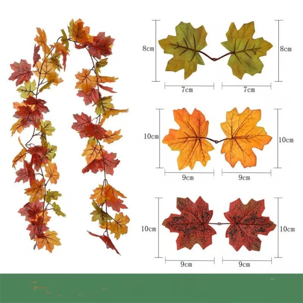 Maple Leaf Thanksgiving hengende virvler , ingen DIY | Thanksgiving Hanging Deco