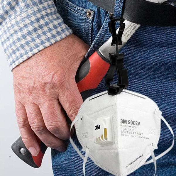 Handskeklemmeholder, Handskeklemme, 4 stk. Handskeklemme Sikkerhedsarbejde Handske