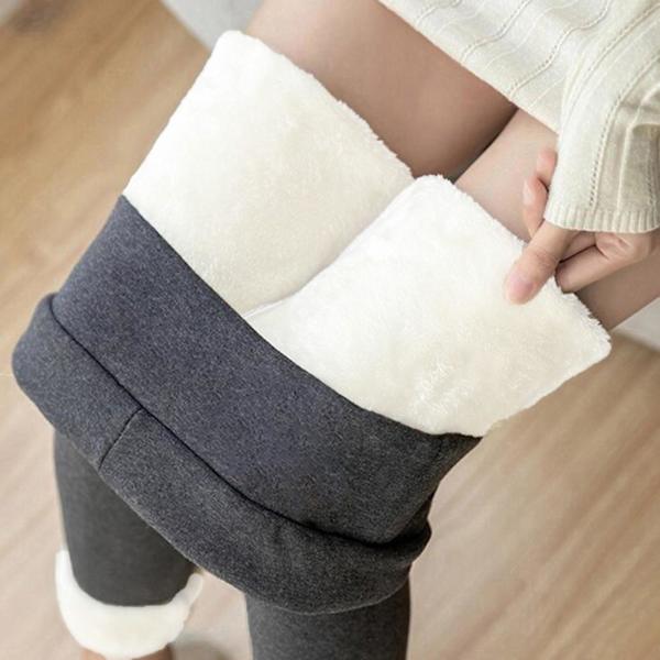 Løvetann Leggings Dame Høst Vinter Tykke Yoga Bukser, 1 stk, XXL