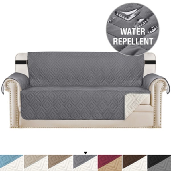 Sofaovertrekk, Sofaovertrekk, Sofaovertrekk, Maskinvaskbar (grå, 70 tommer)