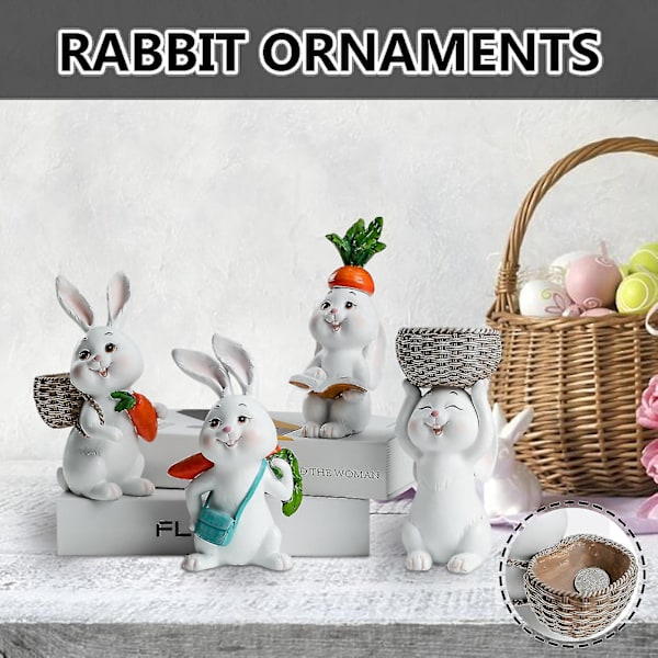 Påskeæg Bunny Gave Sød Kanin Dekoration Ornamenter Børneværelse Des