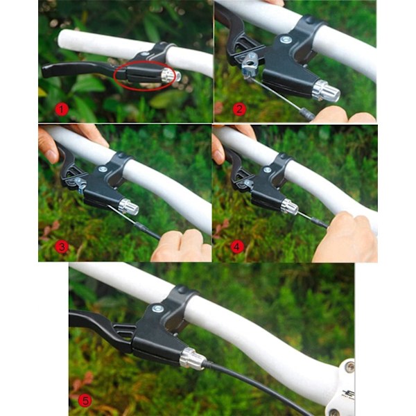 Par Bremsespager til Cykel, Bremsespager, Cykelbremsespager, Bremsespager, Universelle Aluminiumlegeringsgreb, Diameter 22,2 mm Cykeldele