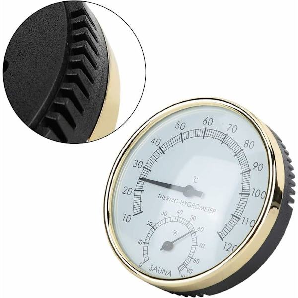 Digital basturumstermometer hygrometer fuktighetstemperaturmätare, bastu