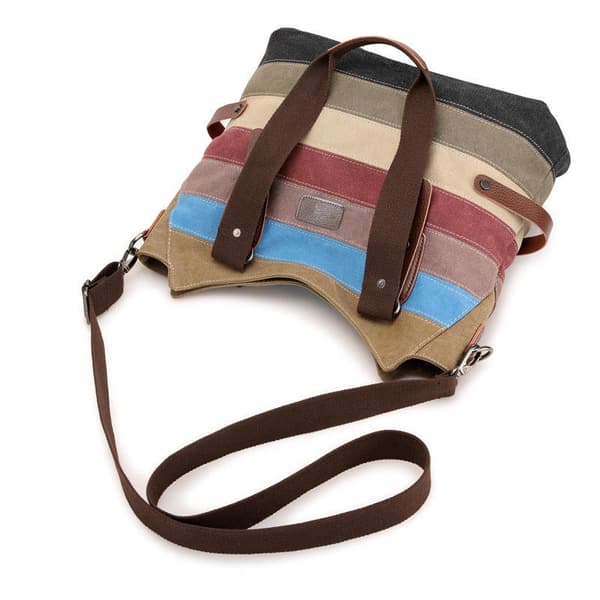 Messenger Skuldertaske i Canvas