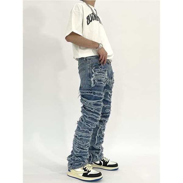 Denim Indigo Distressed 2xl