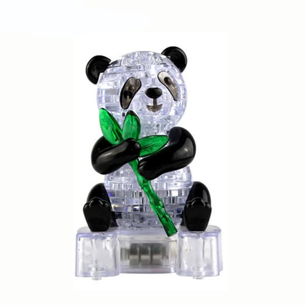 Kristalli Puzzle 3D Panda 58 palaa