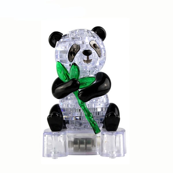 Krystallpuslespill 3D Panda 58 biter