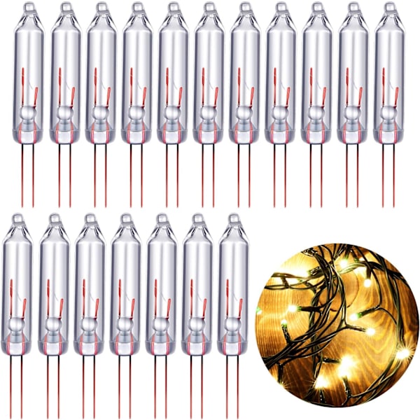 Frienda 1,13 Lumen, 2,5 Volt Mini Julelys Pære