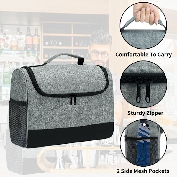Rejse Bartender Kit Taske Bar Værktøjs Opbevaringstaske