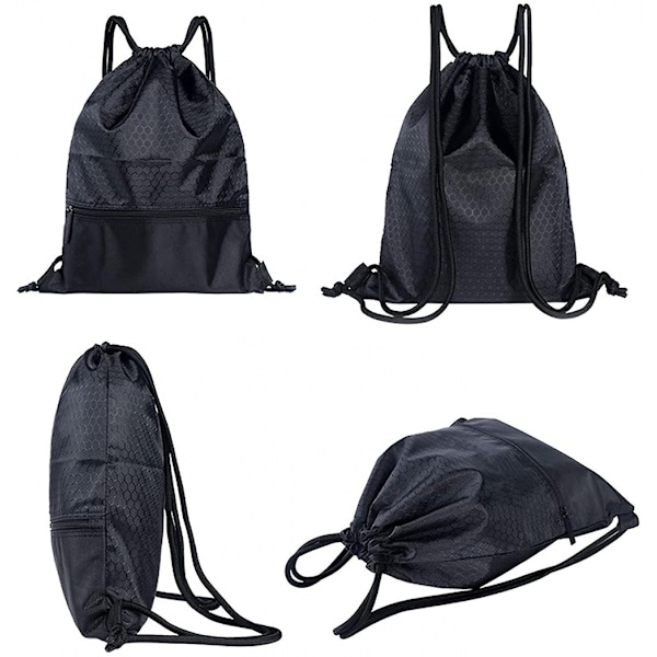 Trækstangspose Gym Taske, Sport Sack Pe Taske Mænd & Kvinder Stor Rygsæk Gym Sack Trækstangspose Gym Taske, Sport Sack