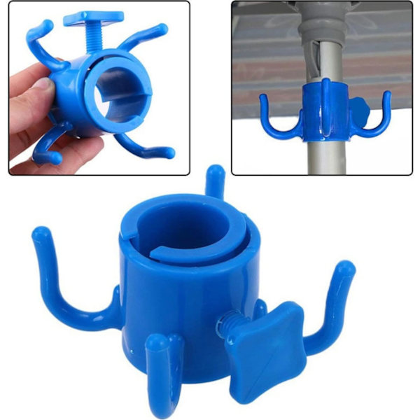 2 stk. - Parasol krog - Håndklædeholder - Hanger - Håndklædeholder spyd - Bea