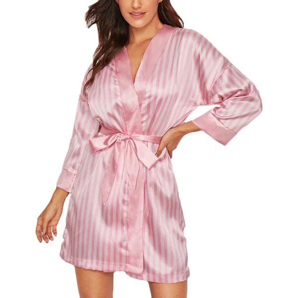 Dame Pyjamas Sett 3stk Is Silke Pyjamas Blonder Kort Pyjamas Sett med Shorts P