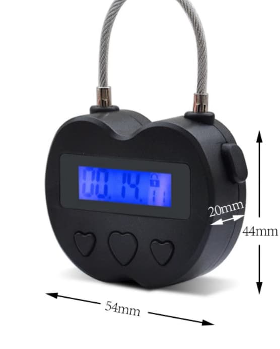 Timer Hængeslås LCD Display USB Lås USB Tidlås Timer Lås Vanemæssig Hjælp, Sikkerhedslås