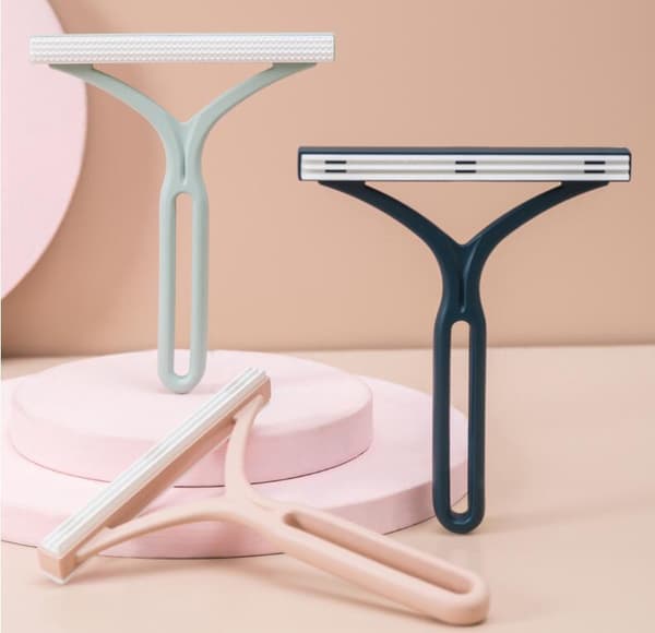 3-delt sofa pelsdyrfjerner, pels- og fnugfjerner, blå, grøn, pink