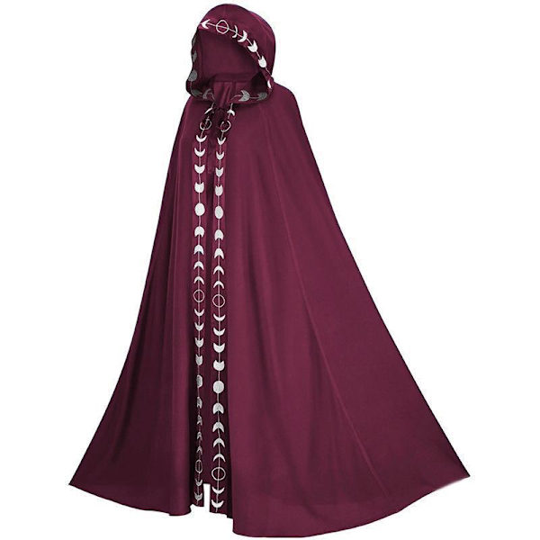 Naisten viitta sametti viitta takki Wicca Robe keskiaikainen viitta Sha