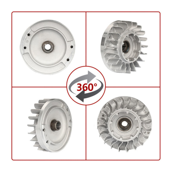 1 stk. Motorsav Svinghjul Udskiftning Plæneklipper Tilbehør til Buskrydder 328 36 40-5 40-6 139 140 Svinghjul - 40-6 Magnetisk Svinghjul