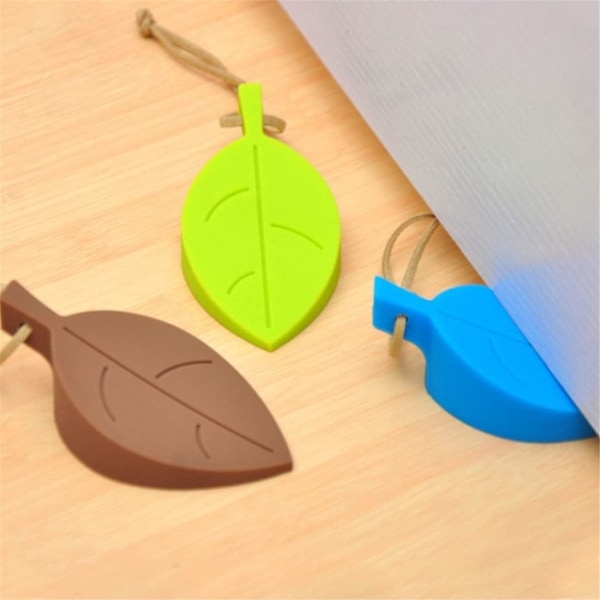 Baby bright leaf-shaped silicone door stop children anti-pinch hand hotel a