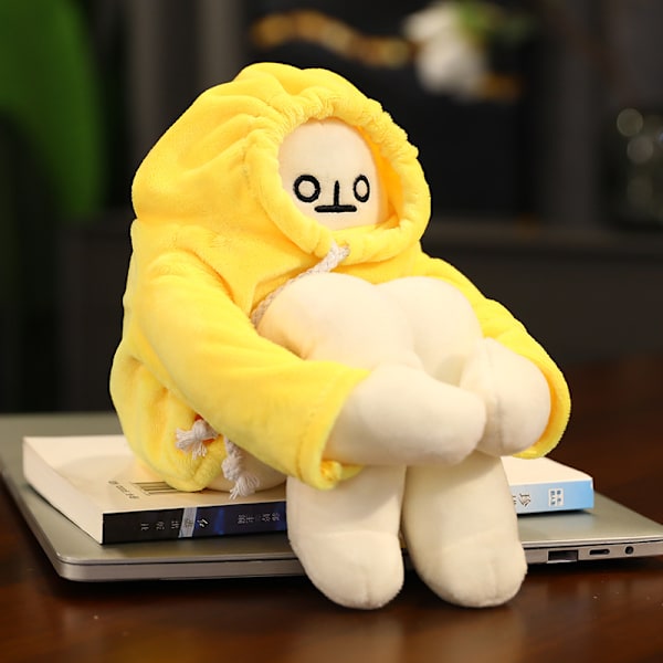 Gosedjur Banan Man Leksak Fylld Docka med Magnet Rolig Man Docka Dekompression